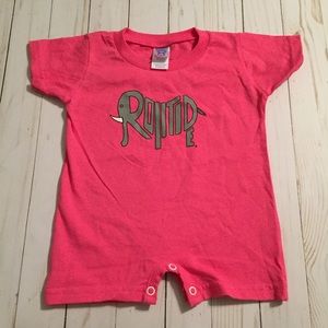 Fuchsia Pink Bodysuit Alabama Elephant Baby Romper